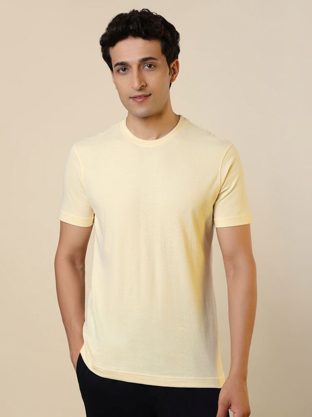 SleepZ by Raymond Round Neck Pure Cotton T-shirt
