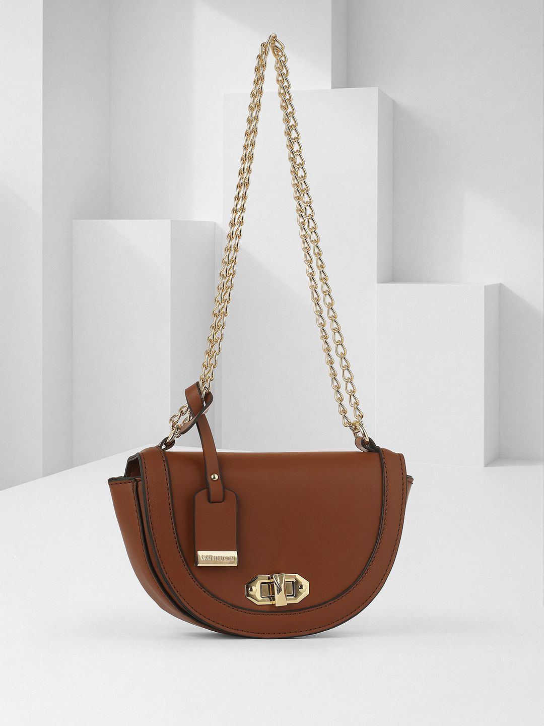 Van Heusen Woman Van Heusen Woman Solid Crossbody Buckle Detail Sling Bag