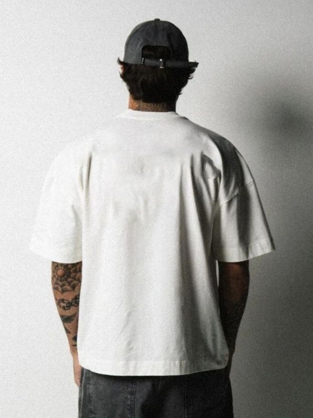 SMAN Oversized Crew Neck Cotton T-shirt