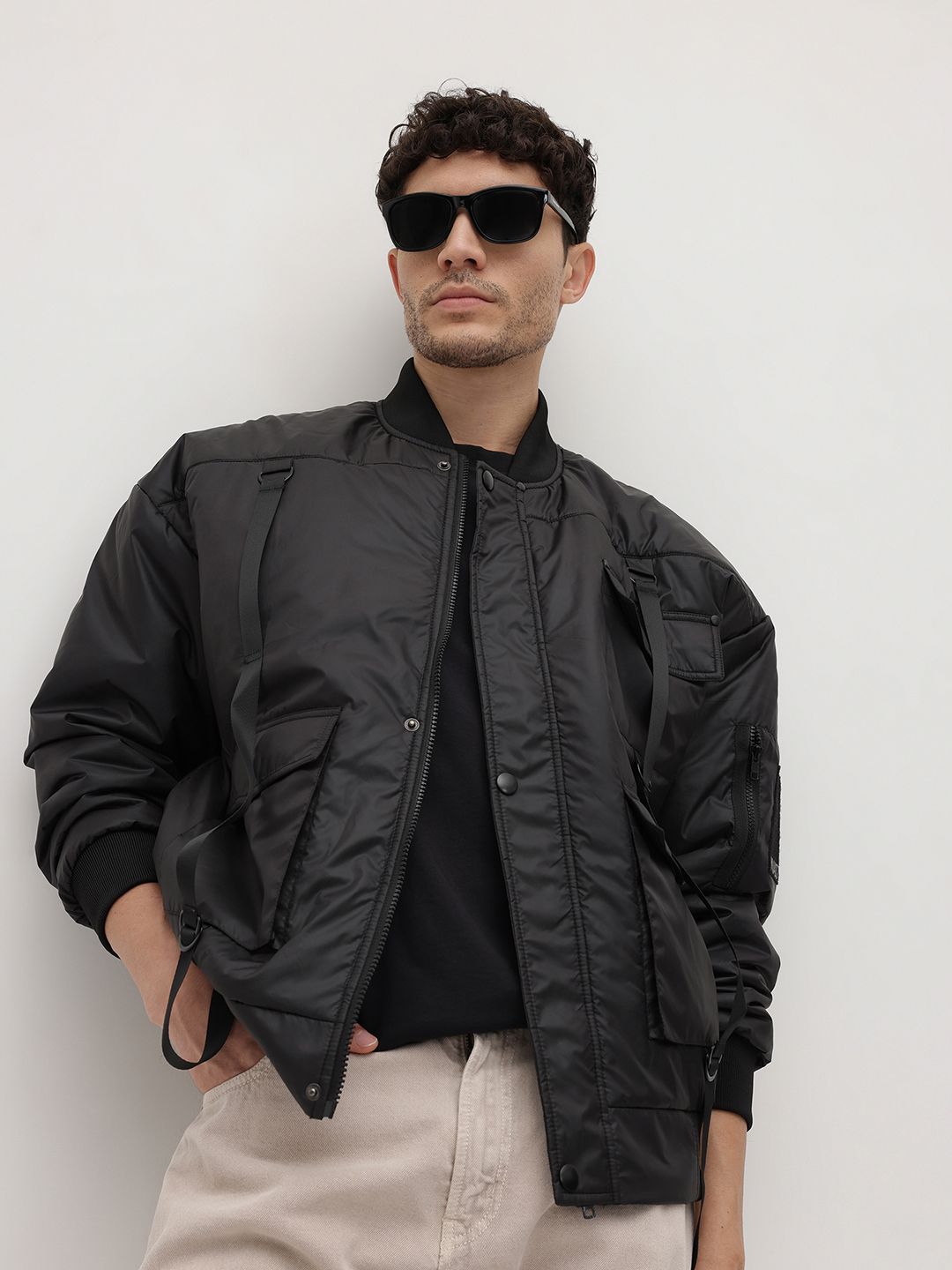 The Roadster Life Co. Padded Bomber Jacket