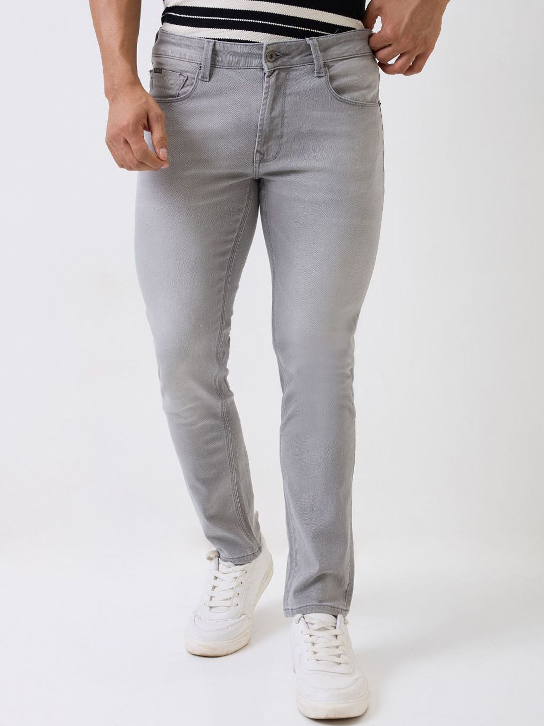 SPYKAR Purist Men Regular Fit Mid-Rise Stretchable Jeans