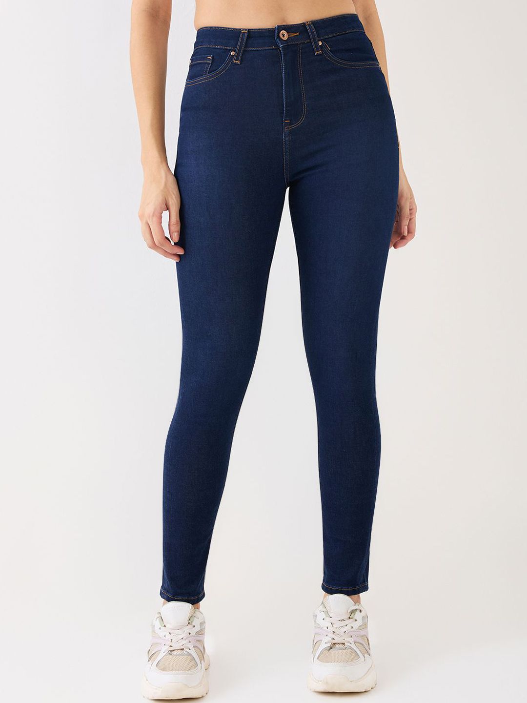 SPYKAR SPYKAR Women Skin Tight Skinny Fit High-Rise Light Fade Stretchable Jeans