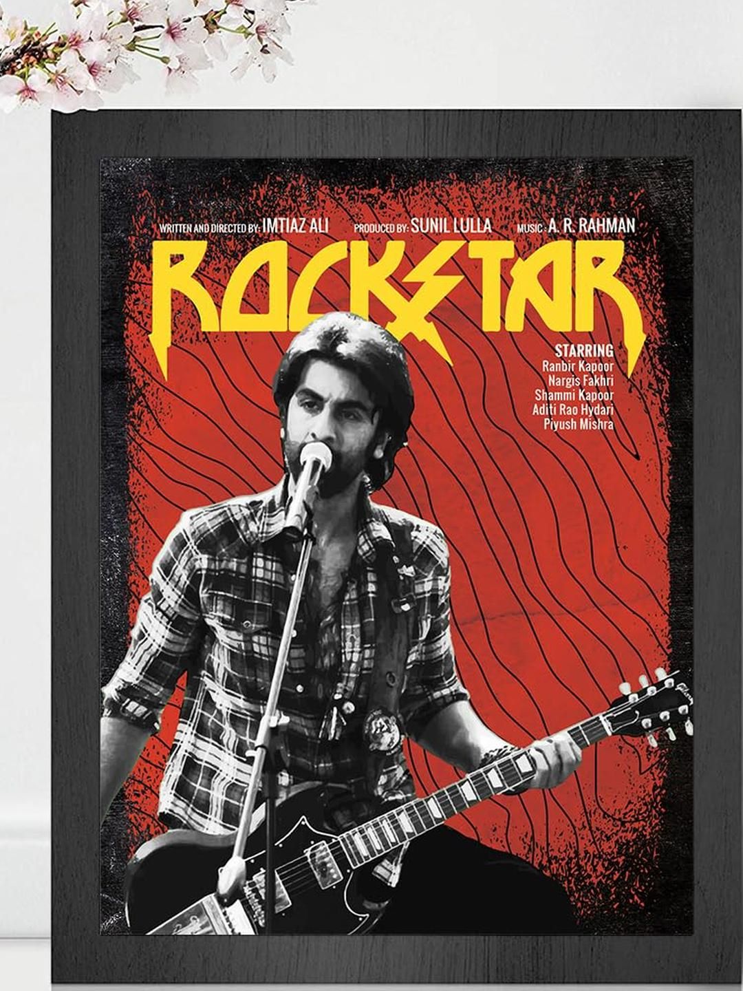Buy Chaka Chaundh Ranbir Kapoor Rockstar Poster Wall Art - Wall