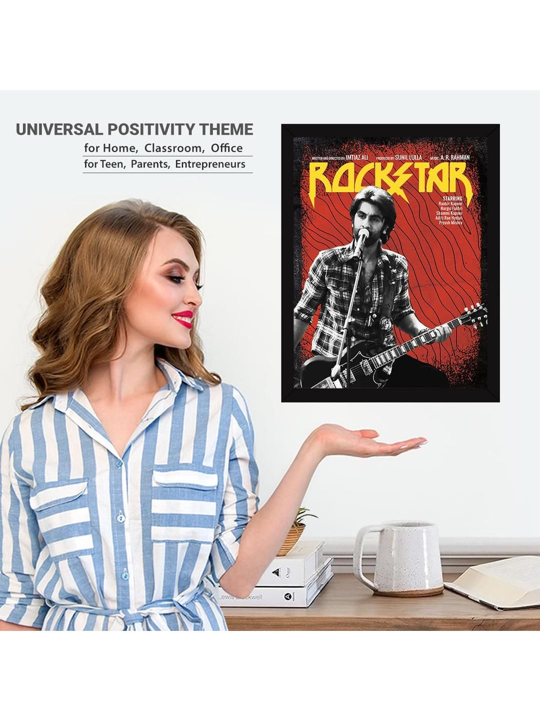 Buy Chaka Chaundh Ranbir Kapoor Rockstar Poster Wall Art - Wall