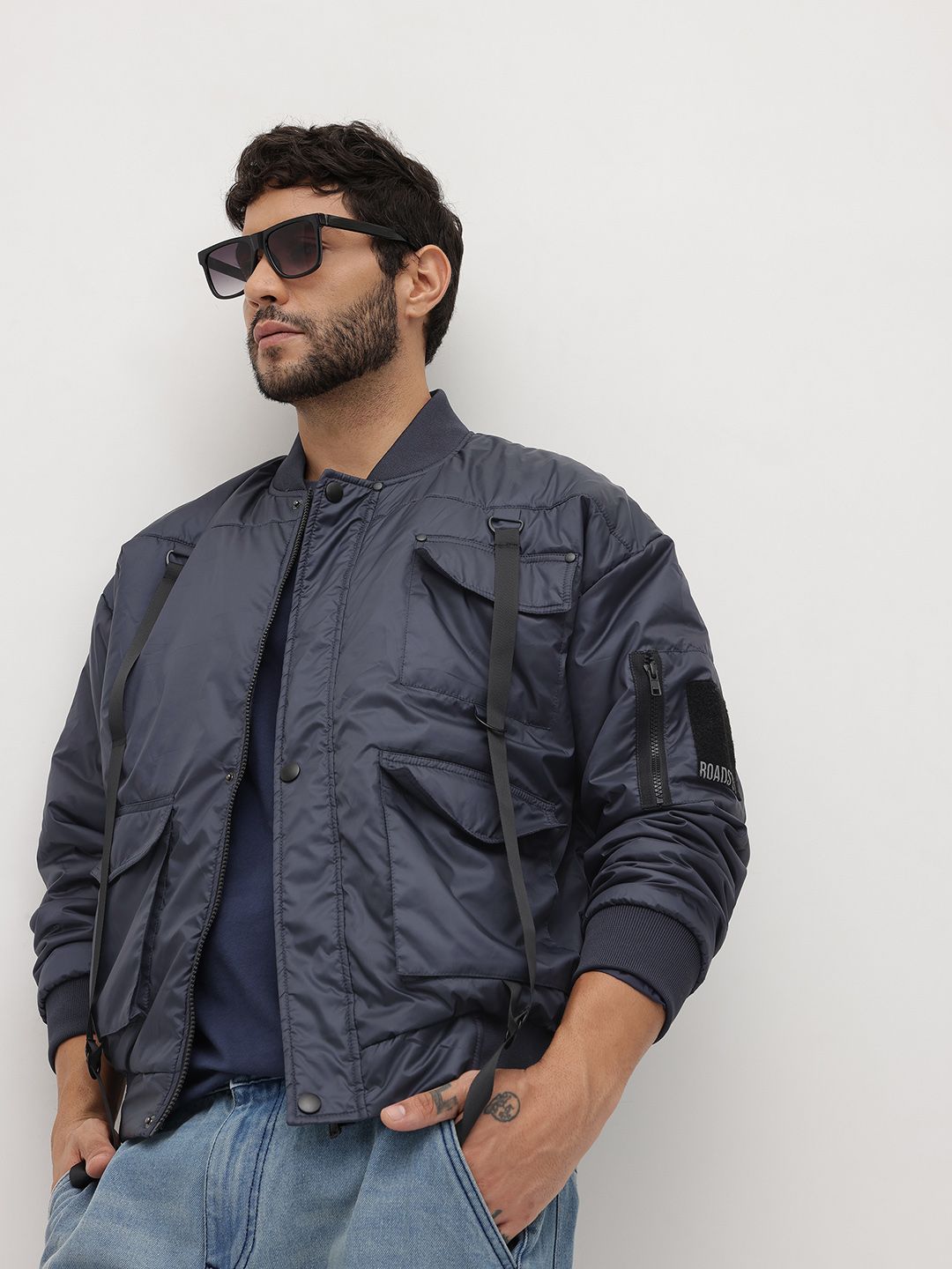 The Roadster Life Co. Padded Bomber Jacket