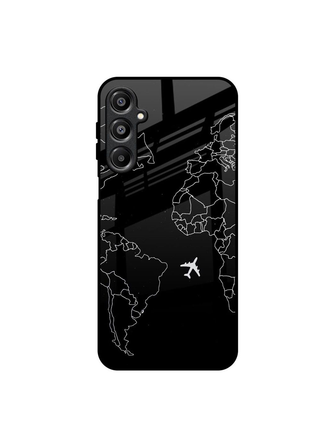 QRIOH Dark Fly Printed Samsung Galaxy A16 5G Glass Back Case Mobile Accessories