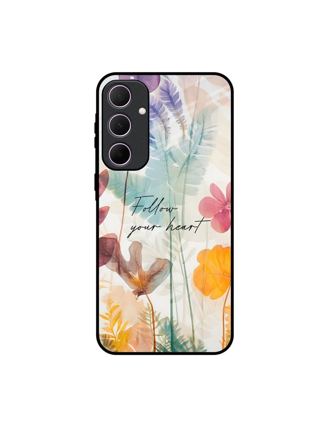 QRIOH Grace Garden Printed Sleek & Lightweight Silicone Samsung Galaxy A35 5G Back Case