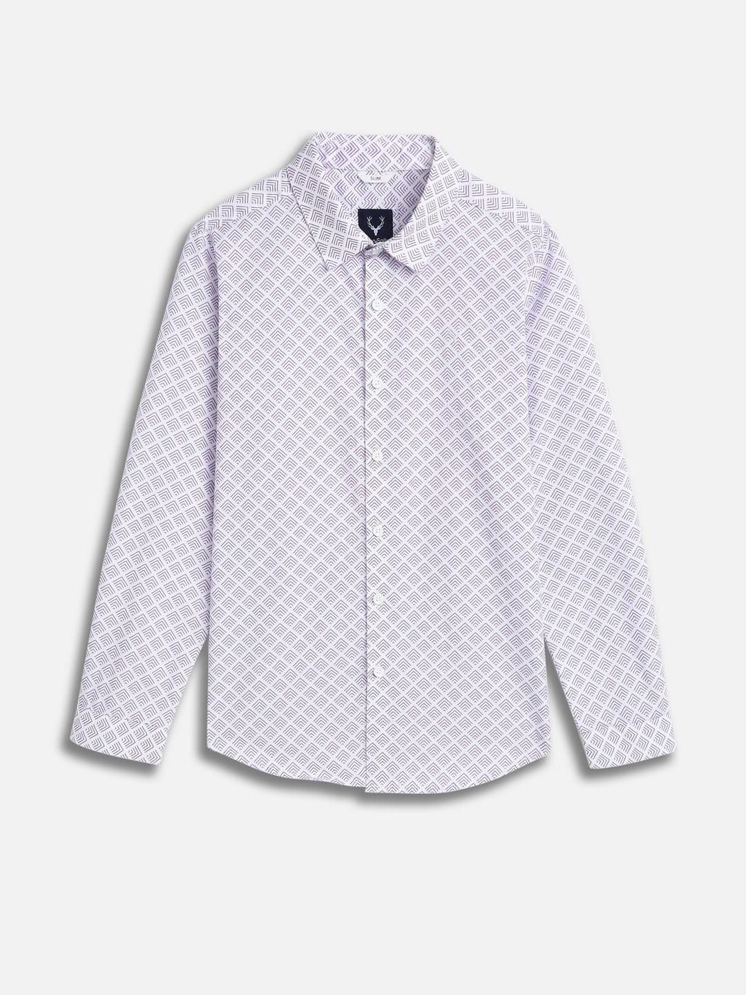 Allen Solly Junior Allen Solly Junior Boys Slim Fit Printed Casual Shirt