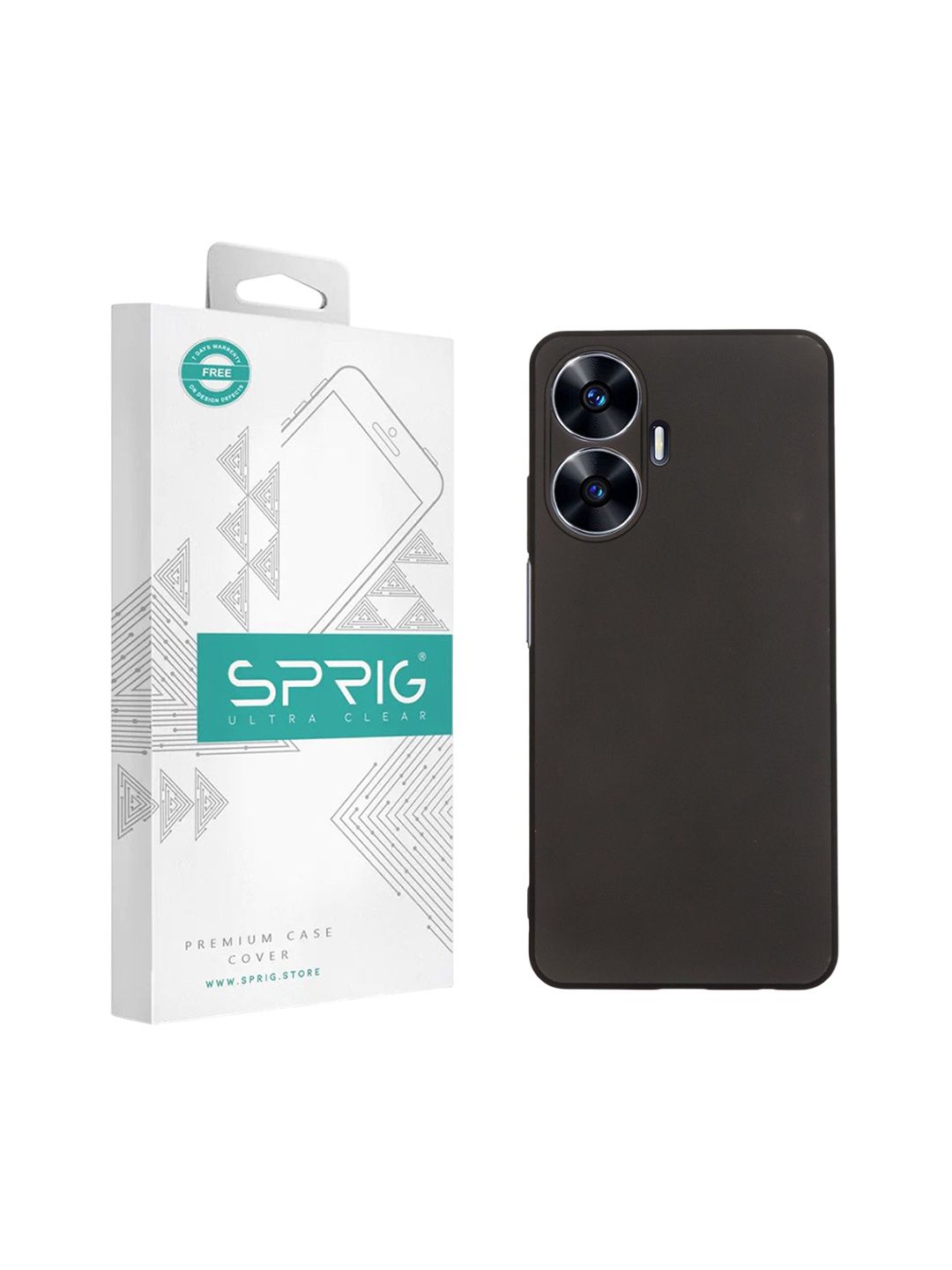 SPRIG Realme C55 TPU Matte Back Cover