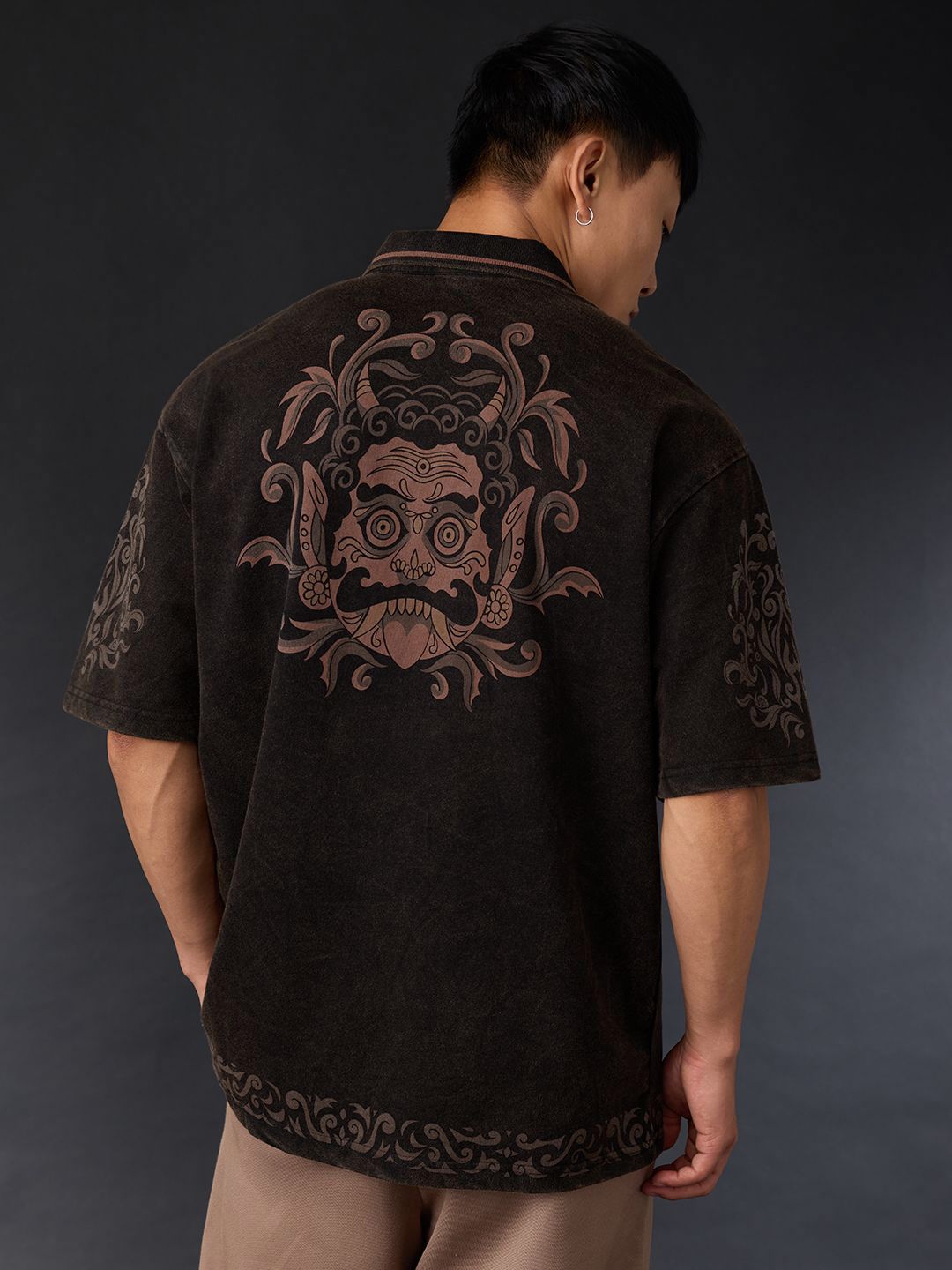 The Souled Store Men Printed Cotton T-shirt