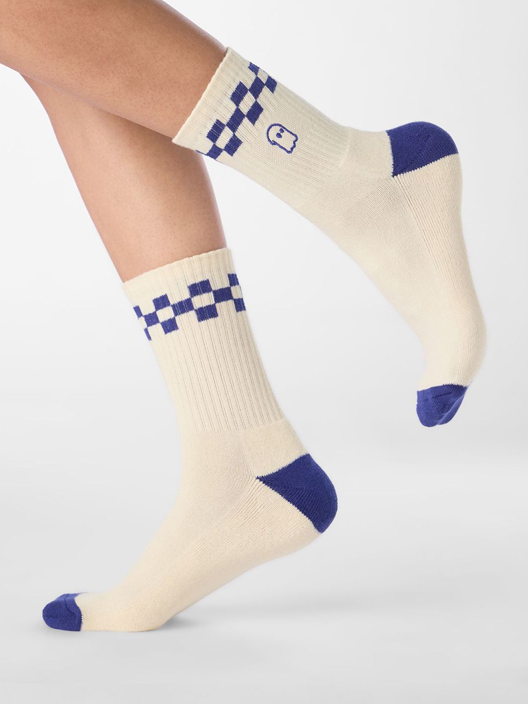The Souled Store Men True Blue Printed Multicolor Socks
