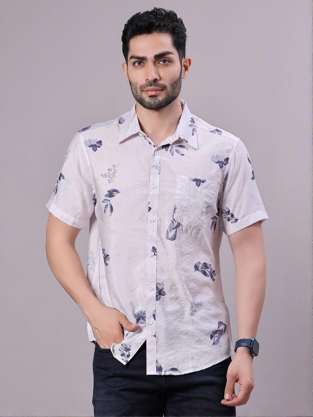 V-Mart Men Floral Printed Casual Shirt