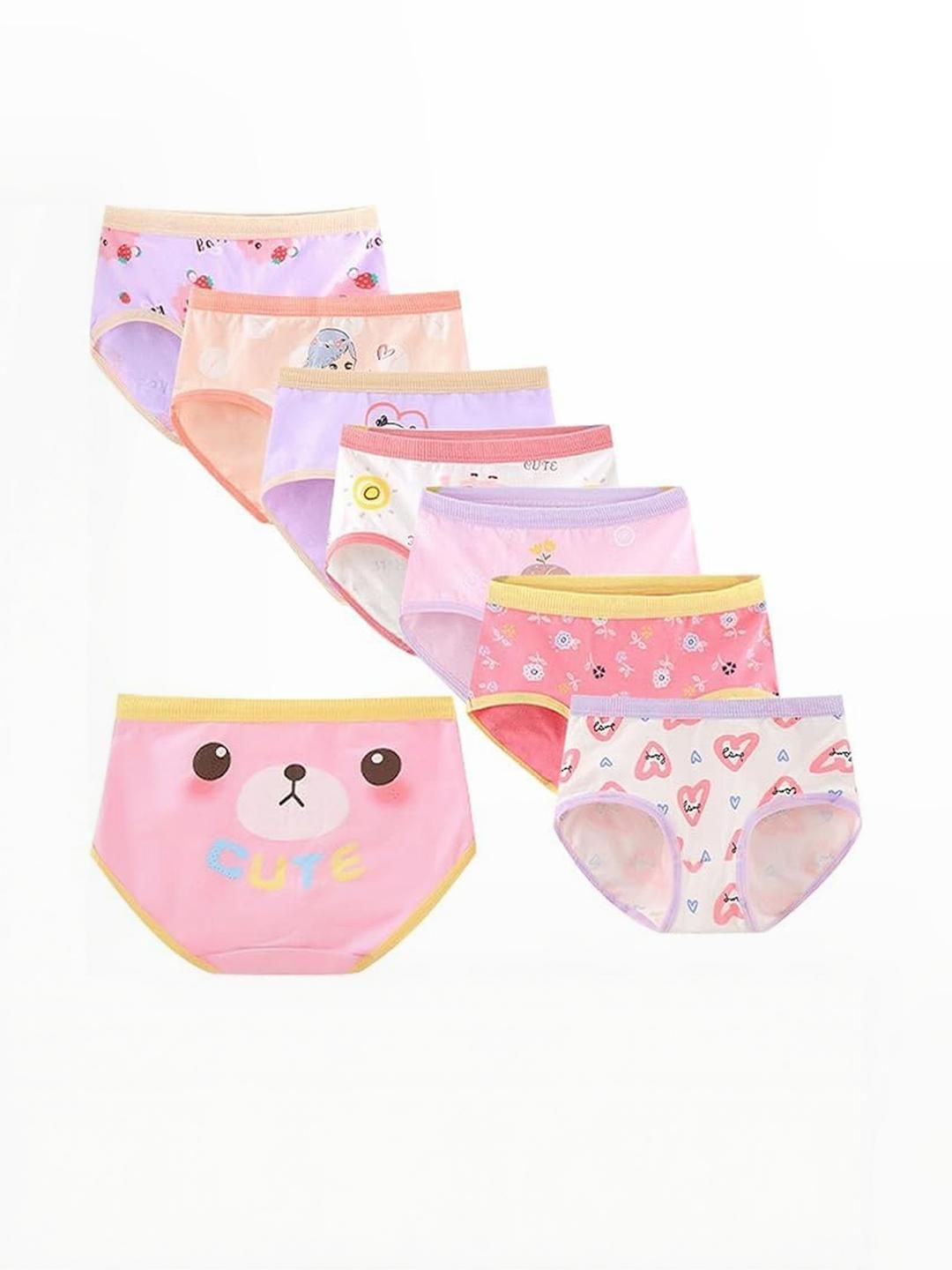 Teri Beri Set Of 6 Low-Rise Cotton Hipster Briefs