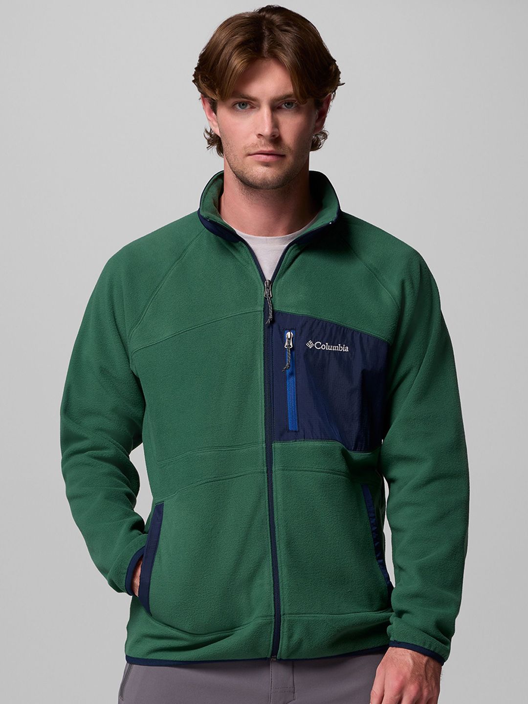 Columbia Fast Trek Overlay Brand Logo Printed Sports Jacket