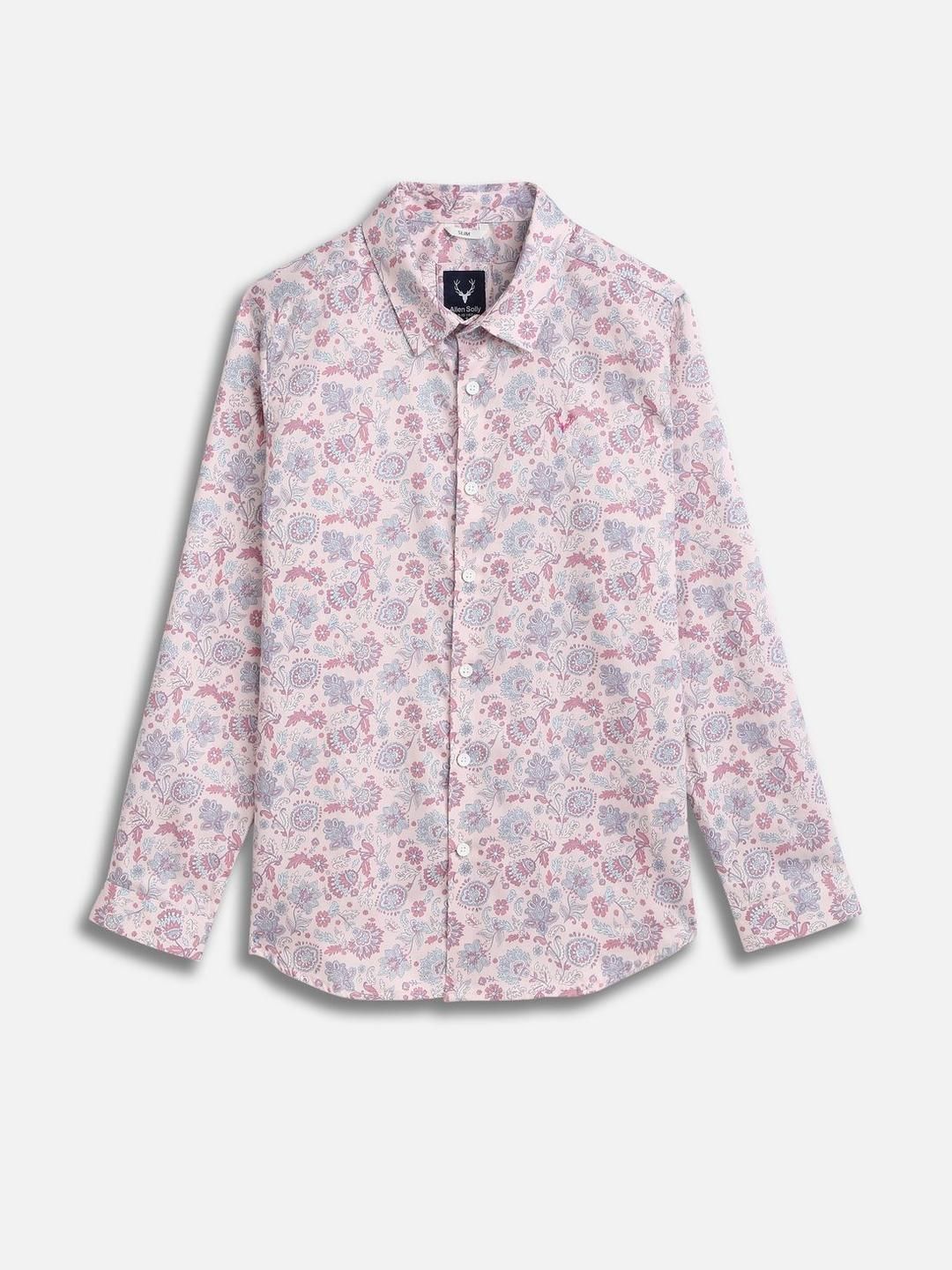 Allen Solly Junior Allen Solly Junior Boys Slim Fit Floral Printed Casual Shirt