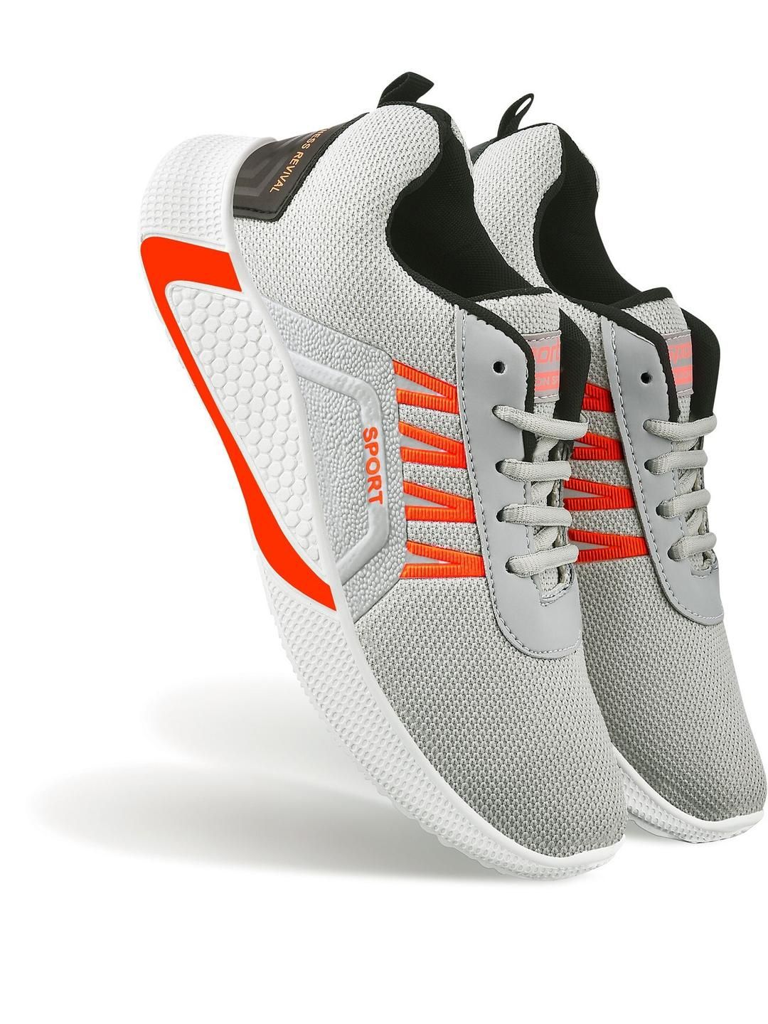 Free Kicks Men Multicoloured Mesh Marking Running Sports Shoes