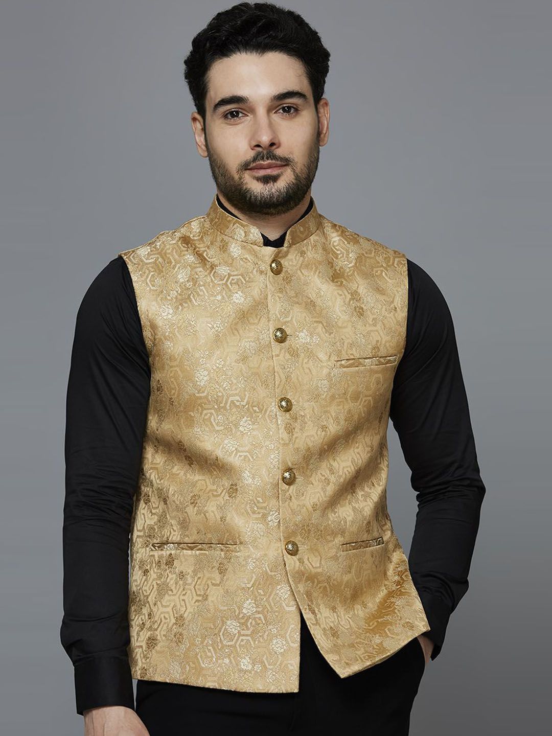 ESSAS club Embroidered Nehru Jacket