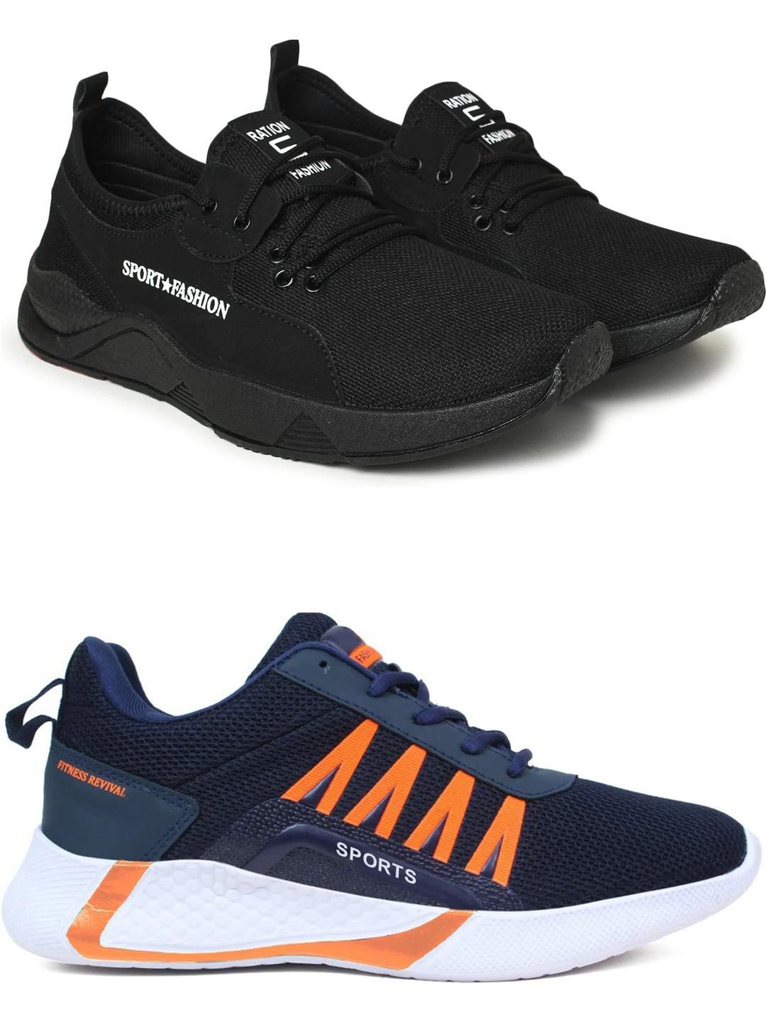 Free Kicks Men Black Mesh Marking Running Sports Shoes deal from myntra Free Kicks Men Black Mesh Marking Running Sports Shoes deal from myntra