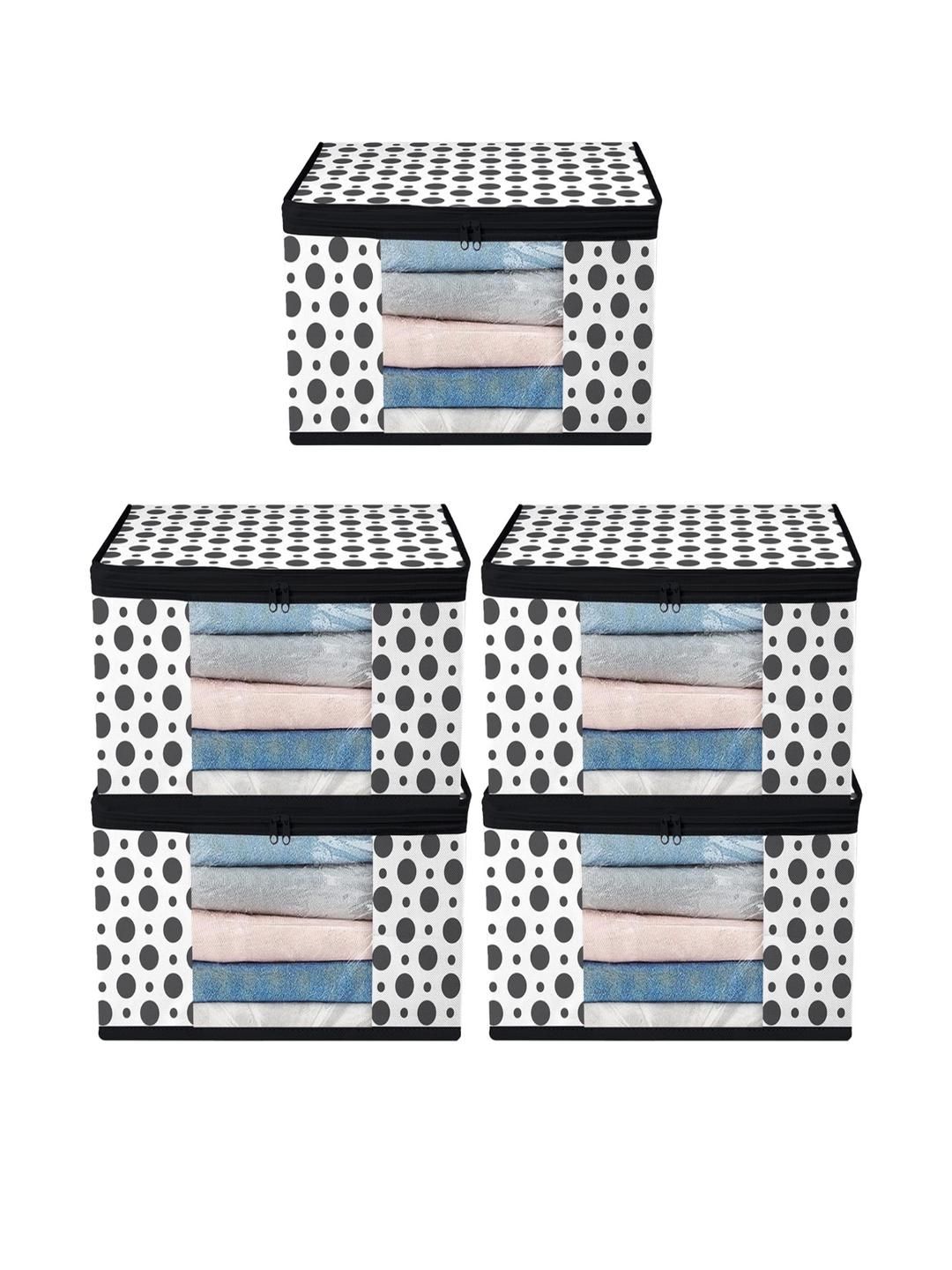 ANKIT INTERNATIONAL White Set of 5 Storage Organisers