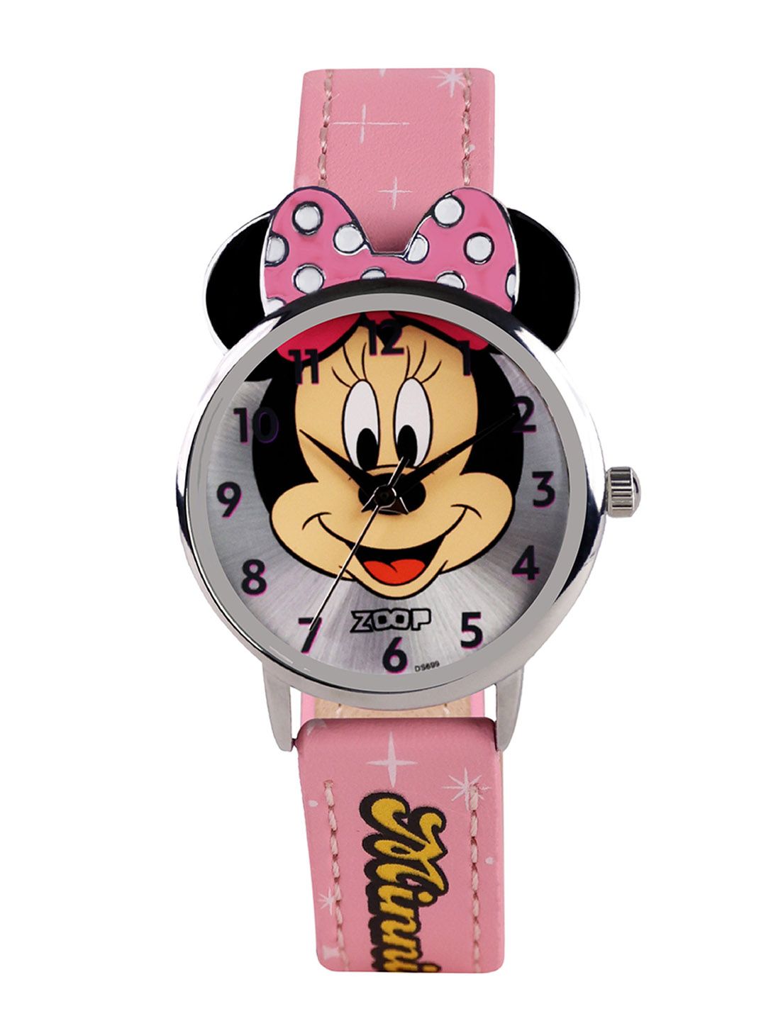 Buy Zoop Disney Minnie Mouse Analog Watch with Dial & Strap for