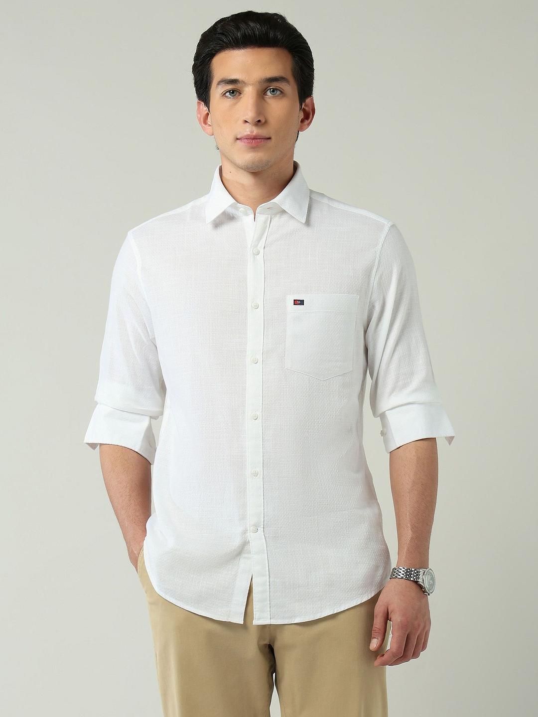 AD By Arvind Men Slim Fit Casual Shirt
