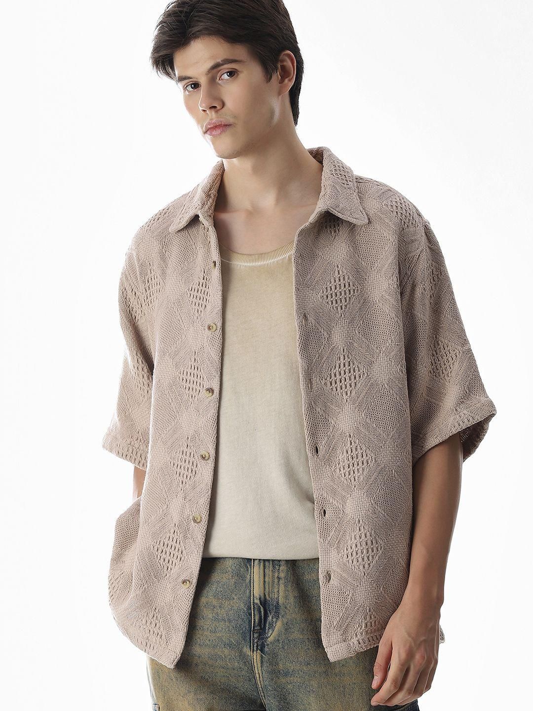 Men Casual Oversized Shirt Offers & Cashback