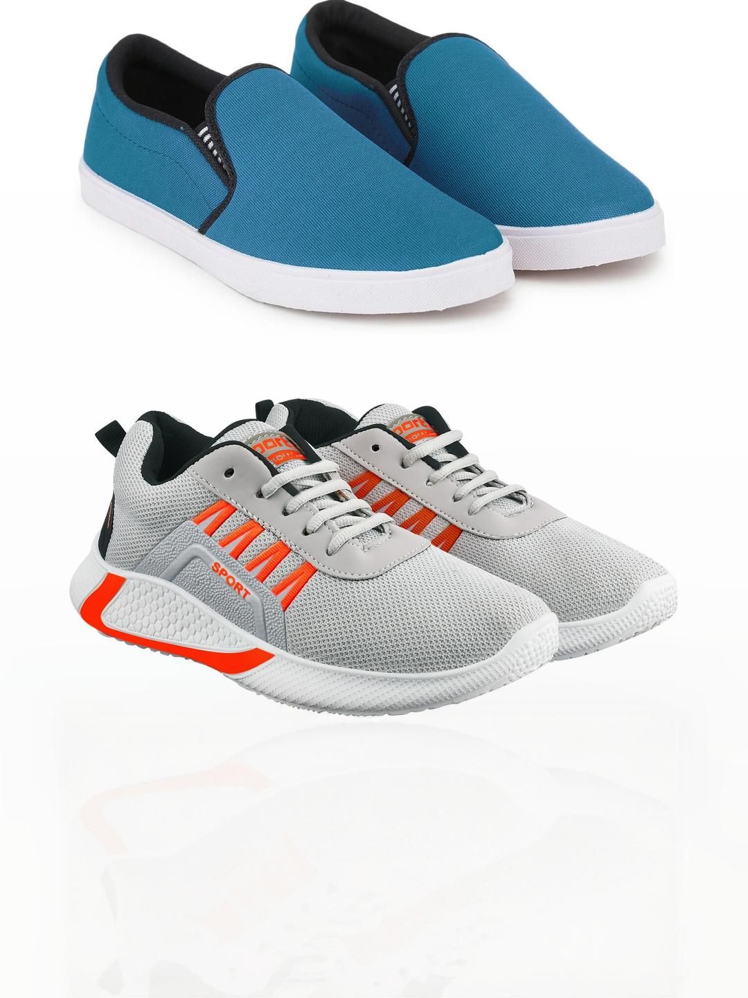 Free Kicks Men Multicoloured Mesh Marking Running Sports Shoes