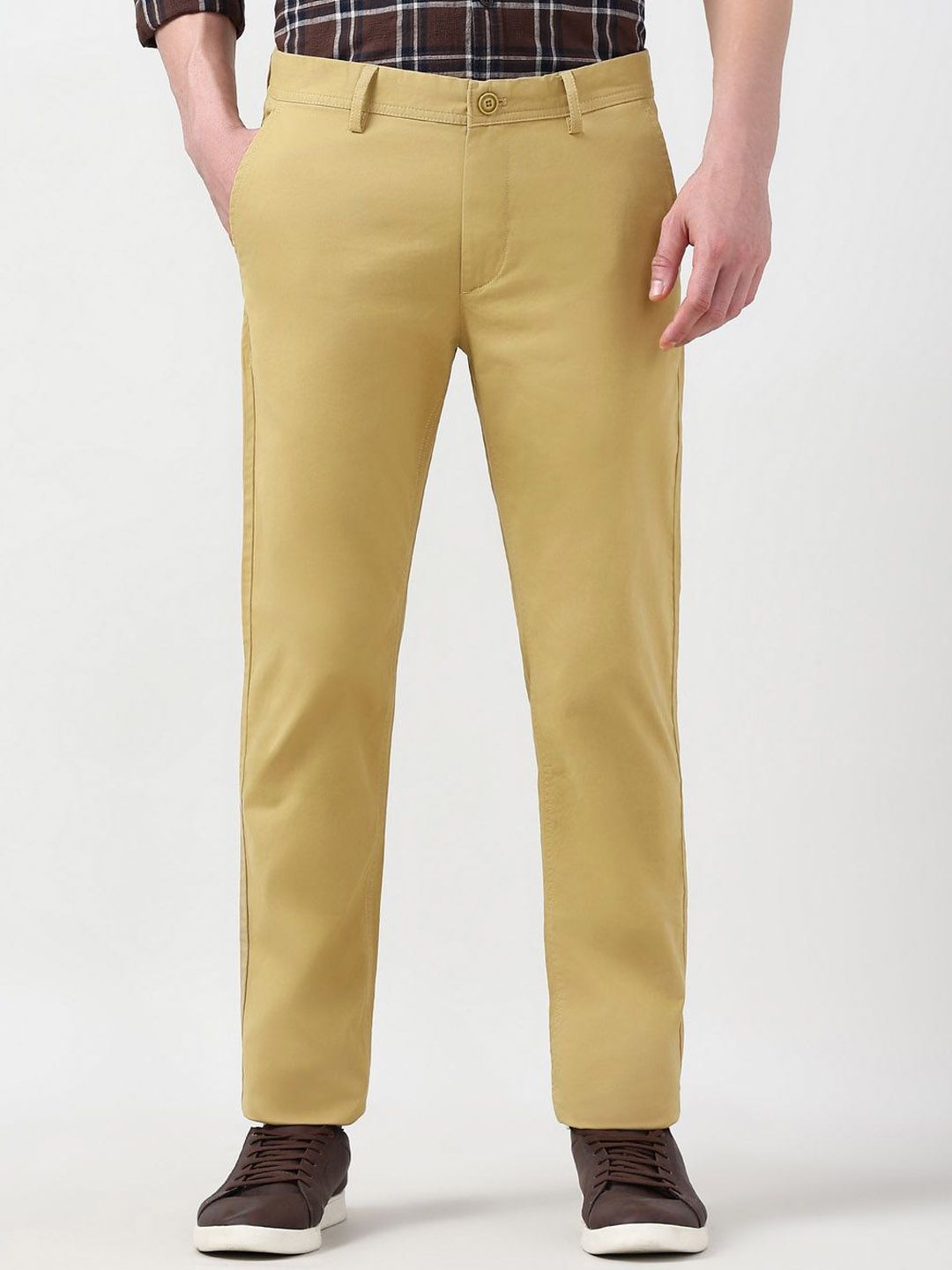 Peter England Casuals Men Slim Fit Trousers