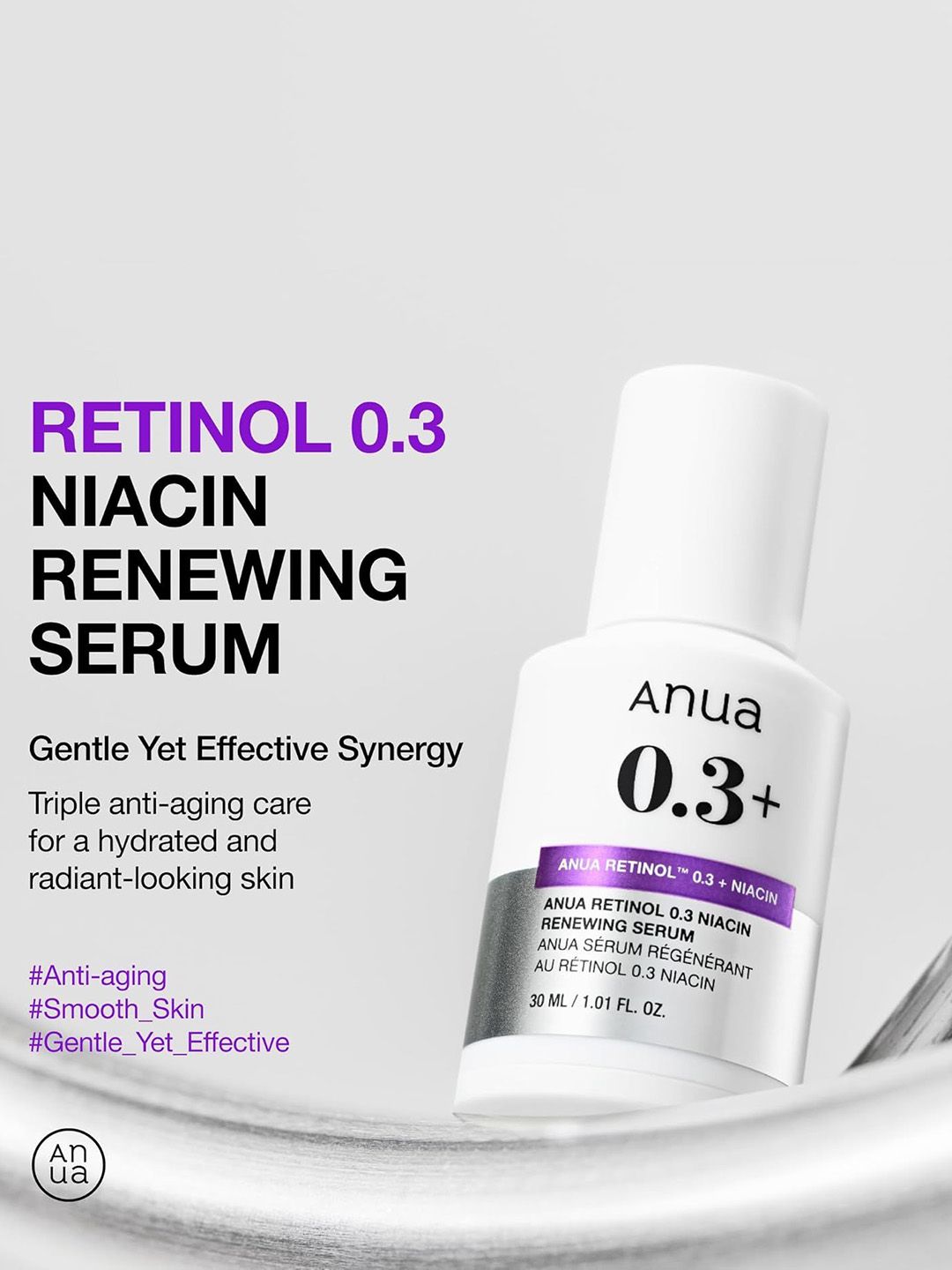 Buy Anua 0.3 Retinol Niacin Renewing Serum - 30 ml - Serum and Gel