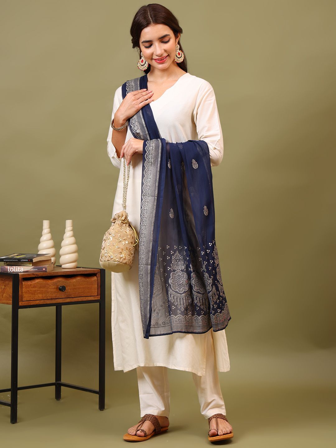 Sangria Sangria Printed Dupatta