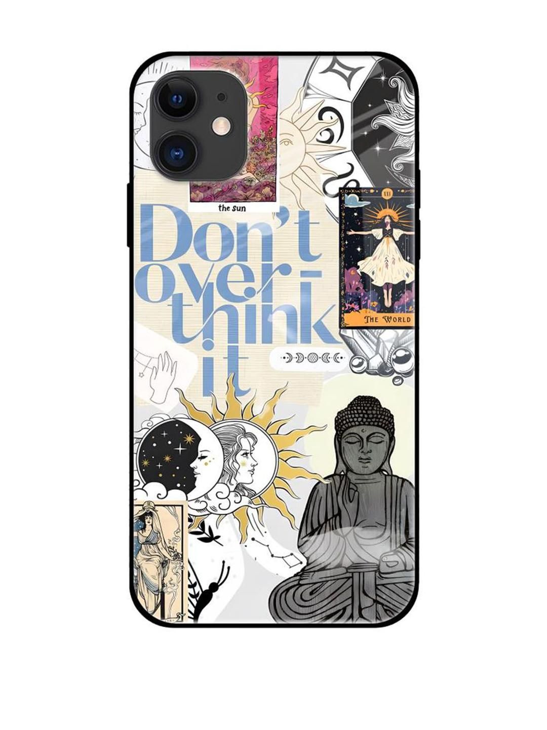 QRIOH Quirky Printed iPhone 12 Back Case Mobile Accessories