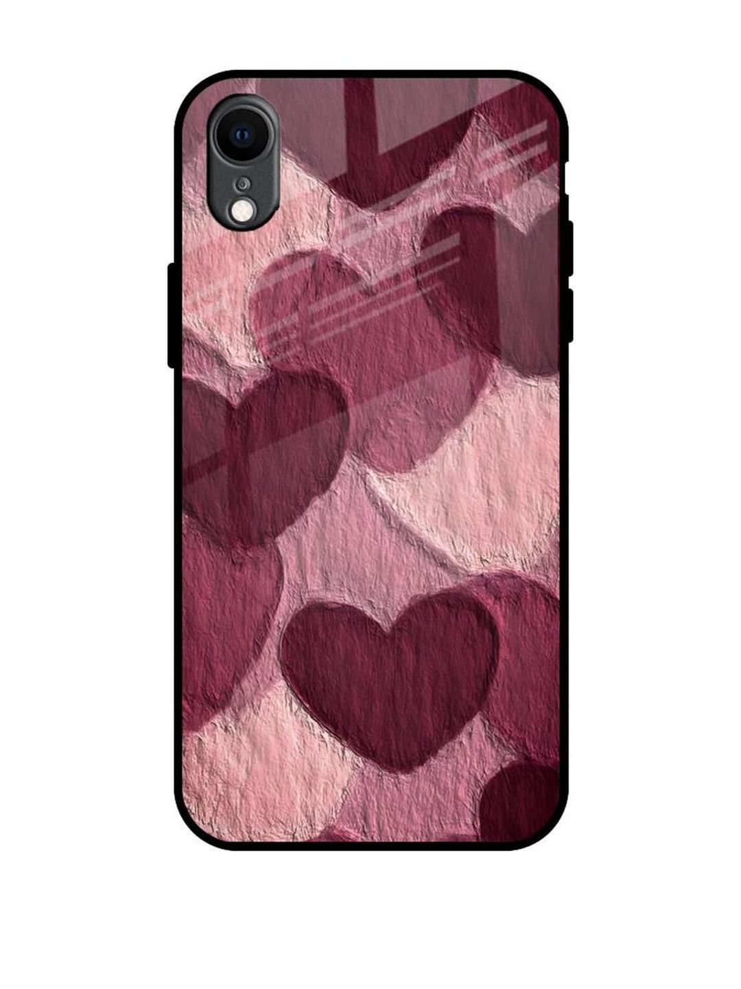 QRIOH Geometric Printed iPhone XR Back Case Mobile Accessories