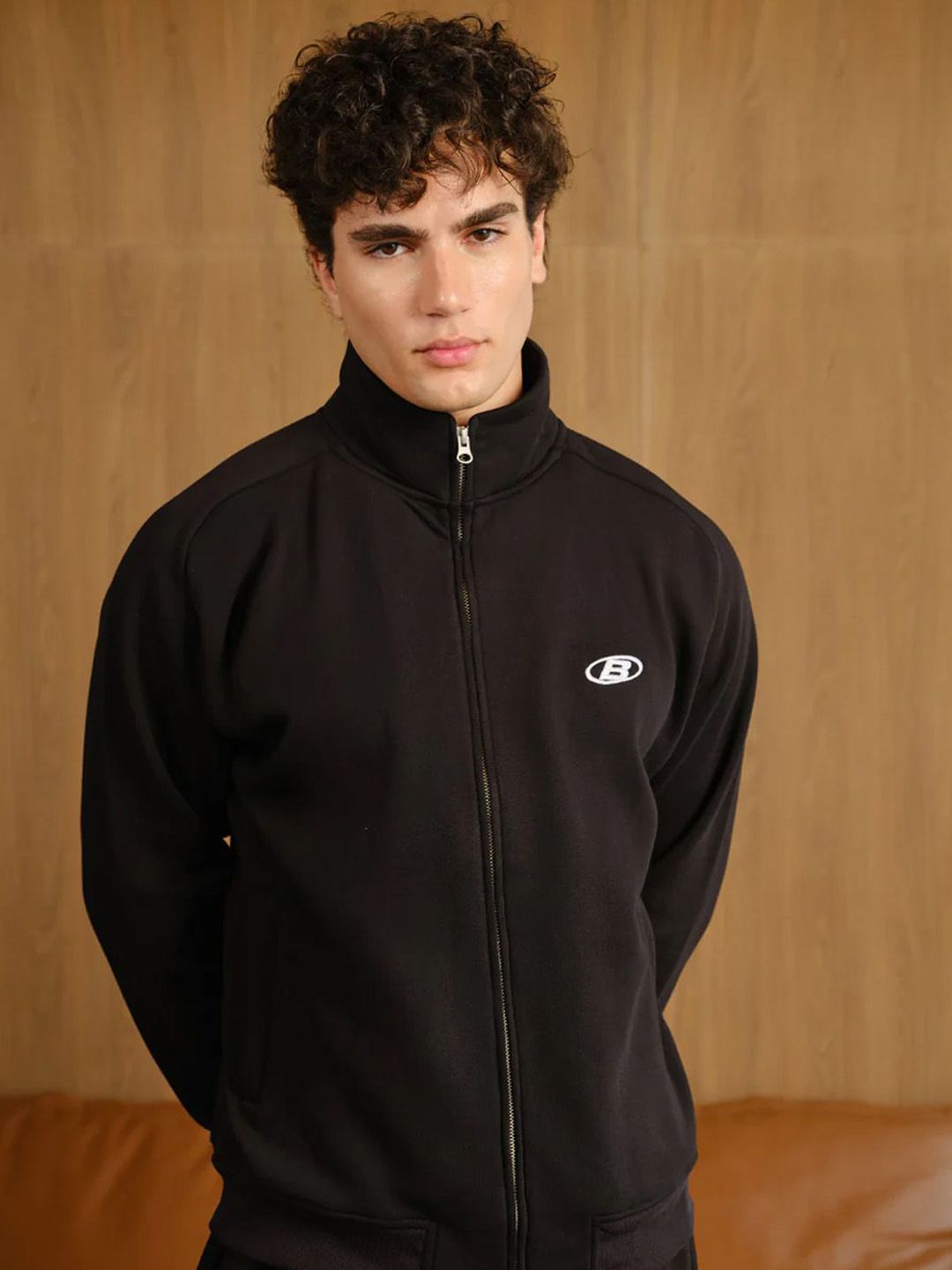 Buy Bonkers Corner Void High Neck Zipper Open Front Jacket