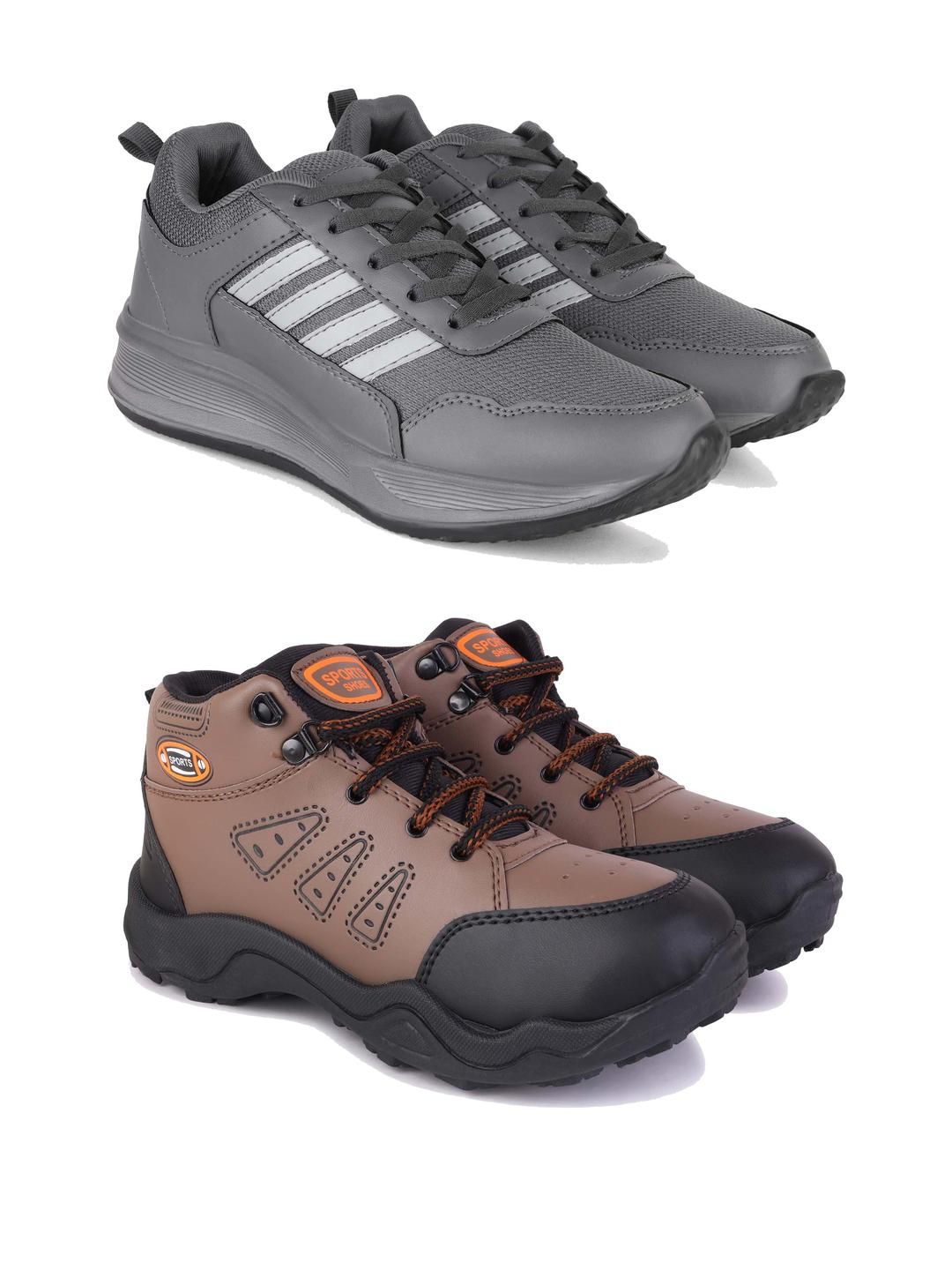 DRACKFOOT Men Non-Marking Running Sports Shoes