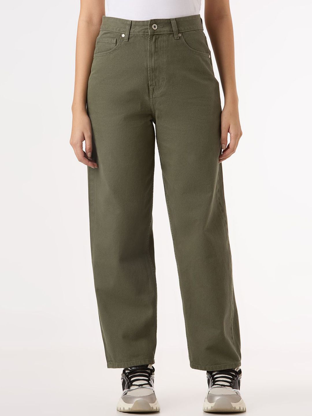 Pepe Jeans Women Tapered Fit High-Rise Jeans