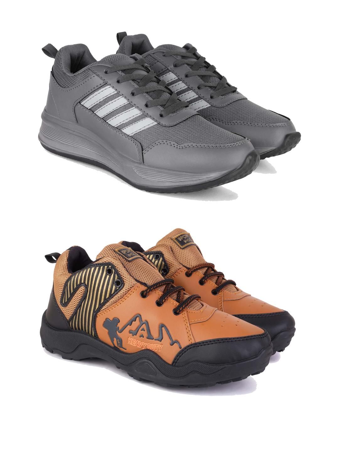 DRACKFOOT Men Non-Marking Running Sports Shoes
