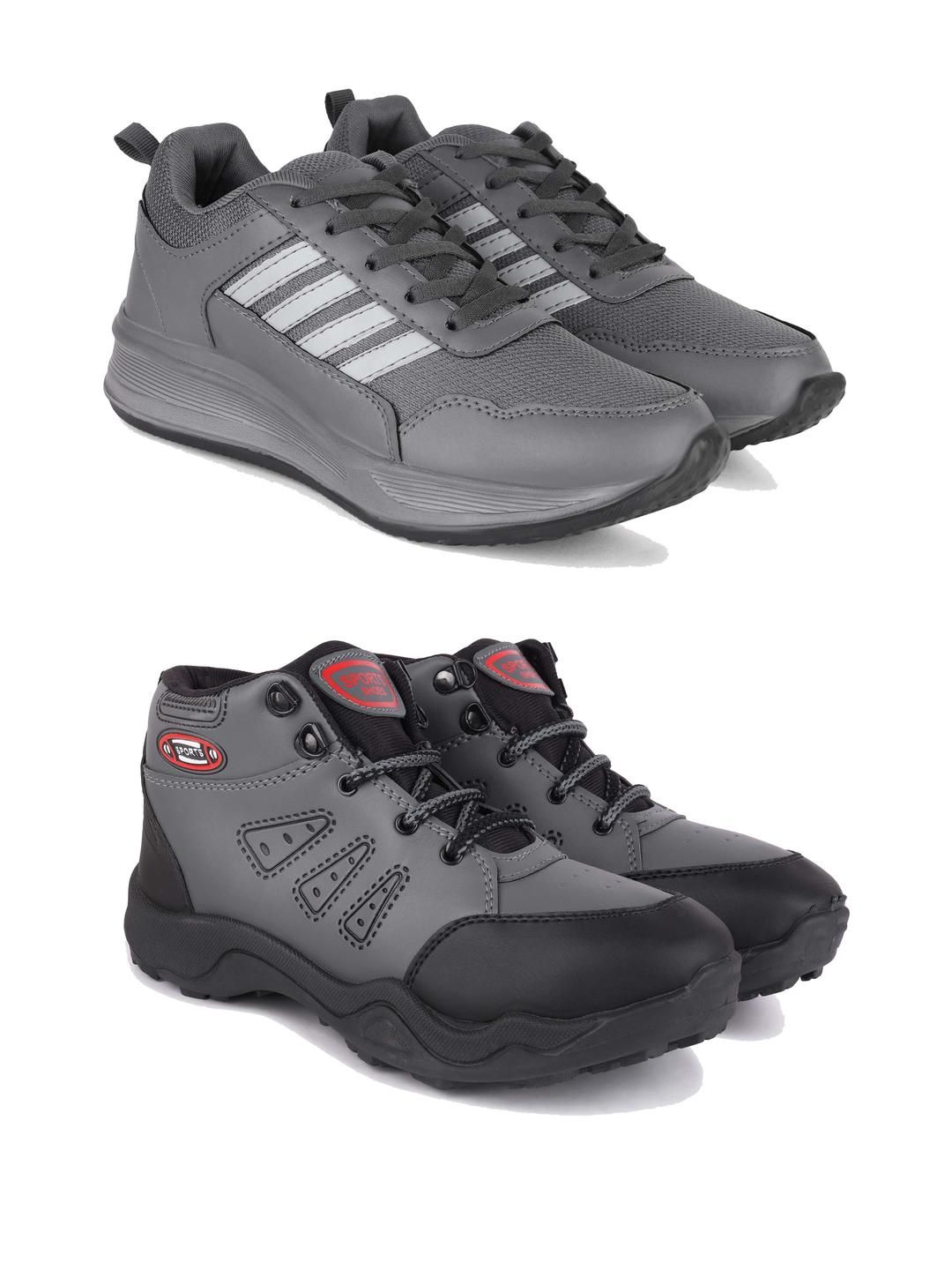 DRACKFOOT Men Non-Marking Running Sports Shoes