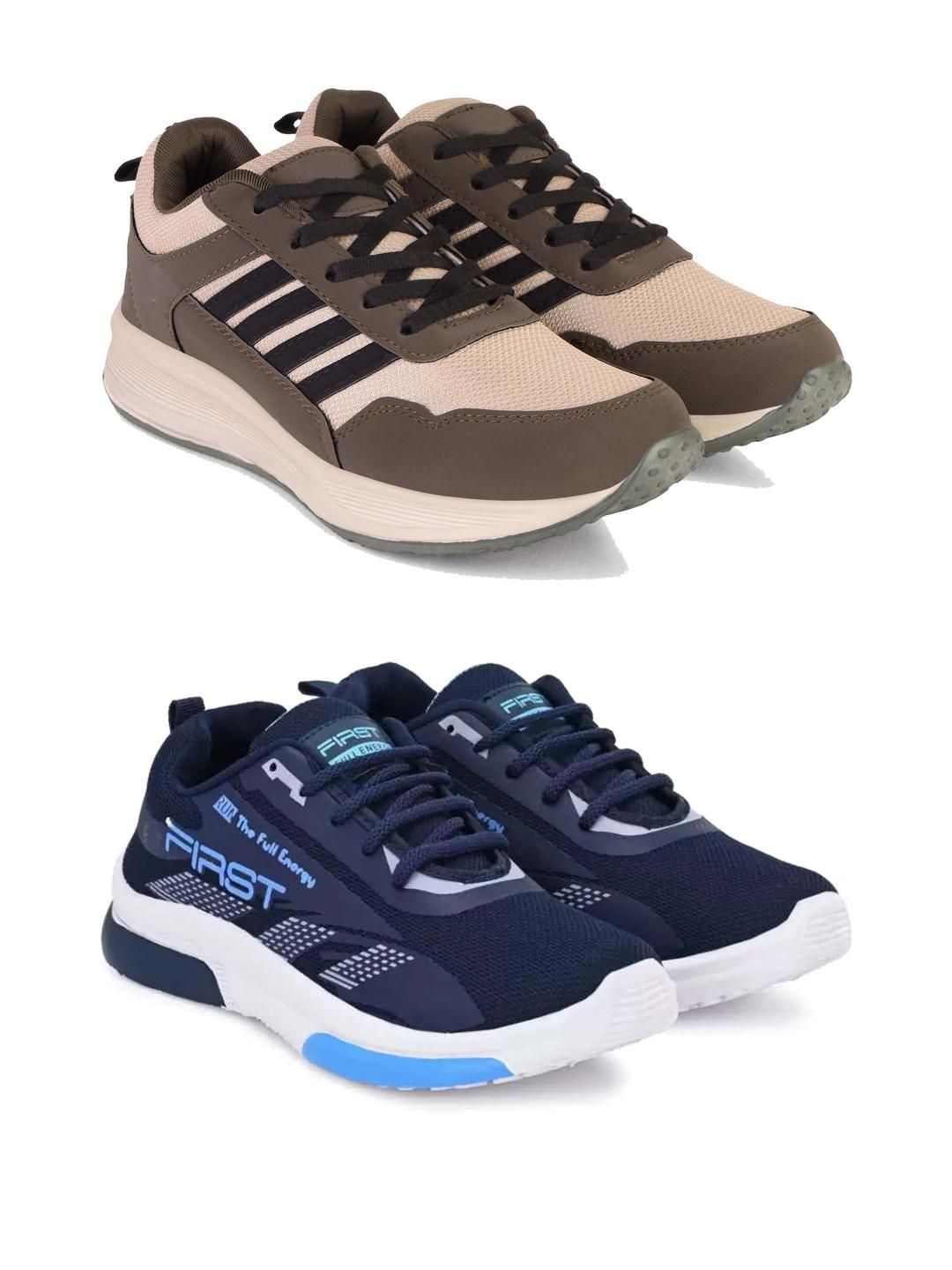 DRACKFOOT Men Non-Marking Running Sports Shoes