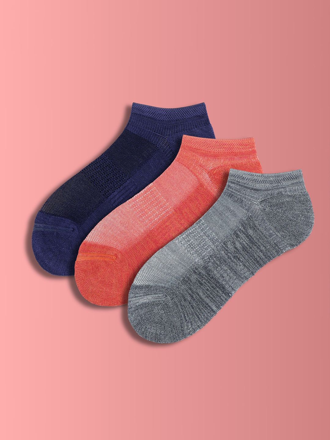 Soxytoes Unisex Pack Of 3 Ankle-Length Socks