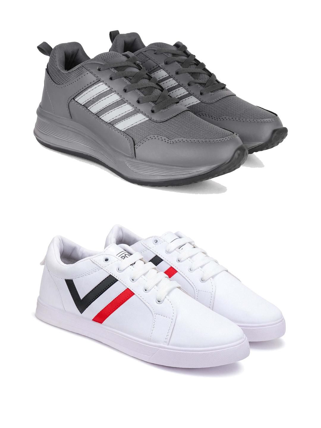 DRACKFOOT Men Non-Marking Running Sports Shoes