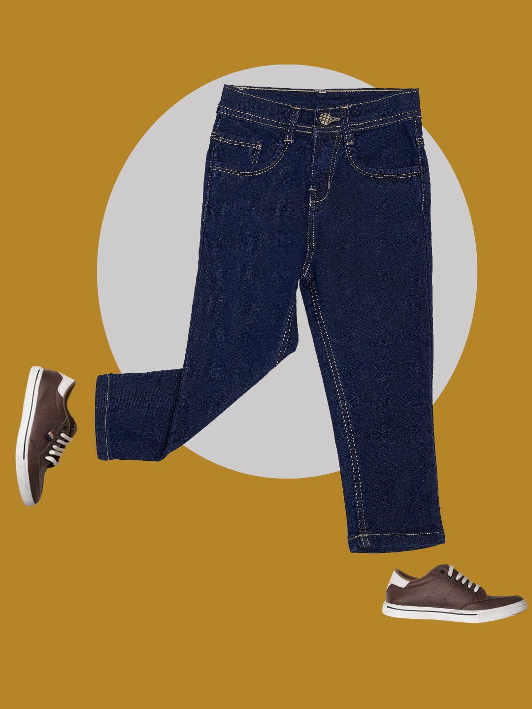 Killer Killer Boys Slim Fit High-Rise Light Fade Denim Jeans