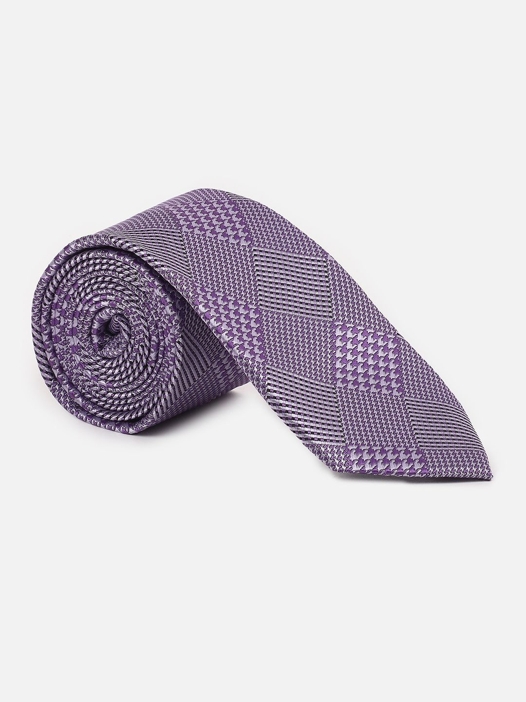 Louis Philippe Men Woven Design Broad Tie