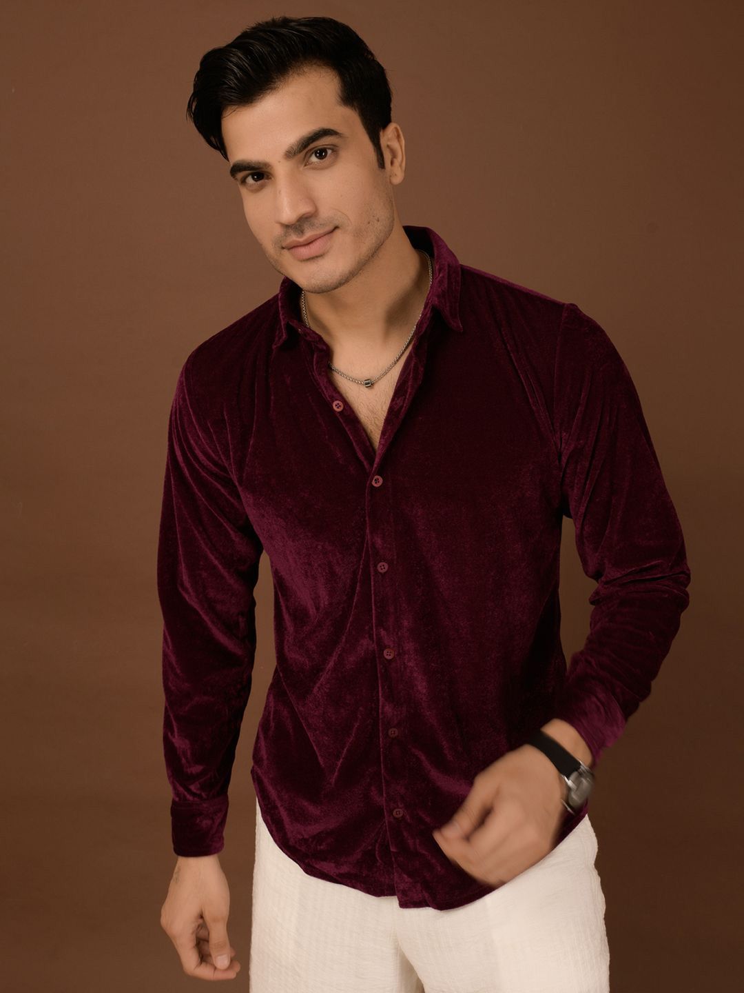 TANDUL Smart Spread Collar Casual Shirt
