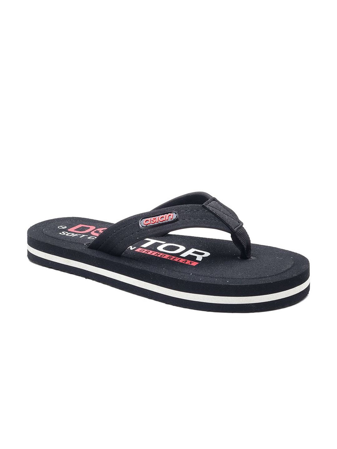 ASIAN Men Printed Thong Flip-Flops
