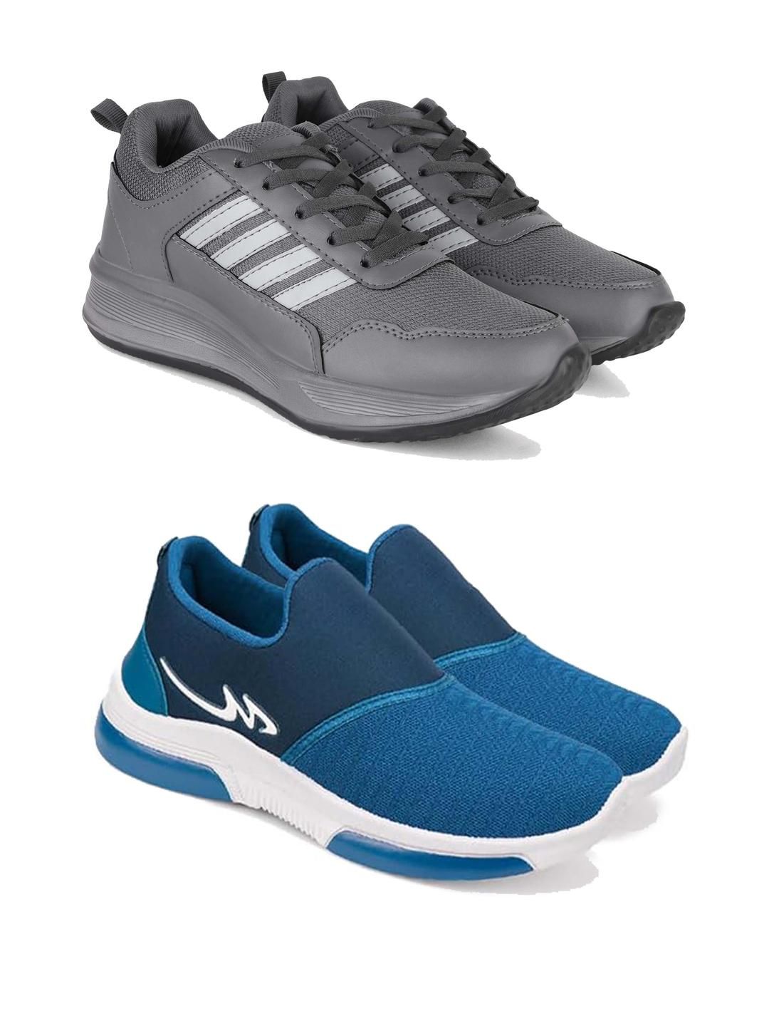 DRACKFOOT Men Non-Marking Running Sports Shoes