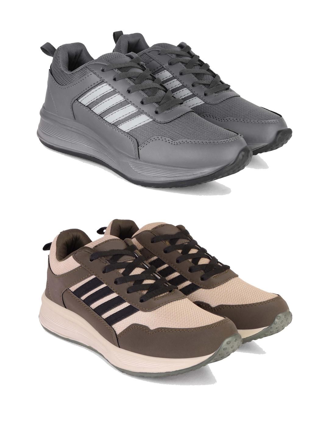 DRACKFOOT Men Non-Marking Running Sports Shoes