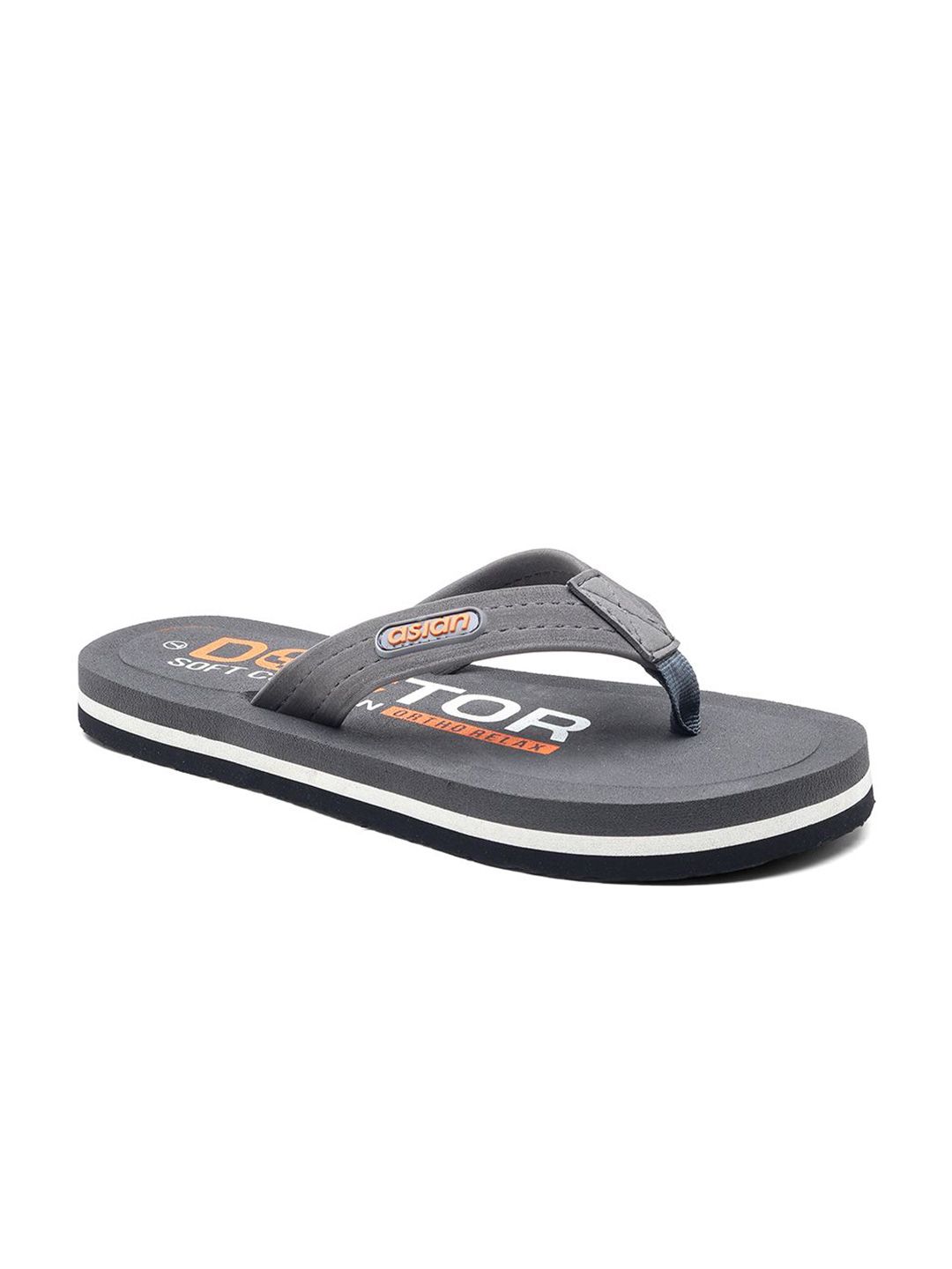 ASIAN Men Printed Thong Flip-Flops