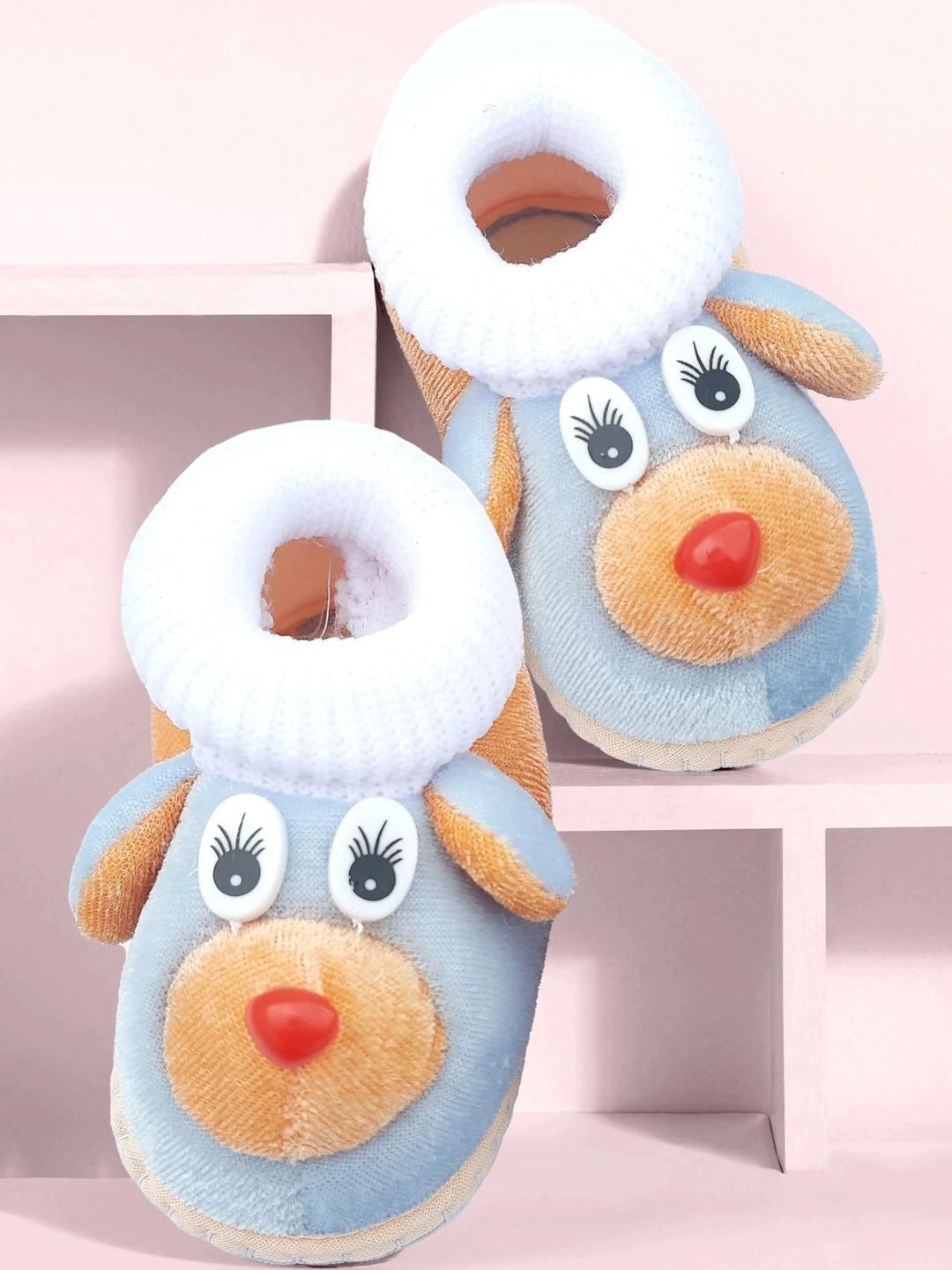 LMN CHILD CARE Unisex Kids Cotton Booties