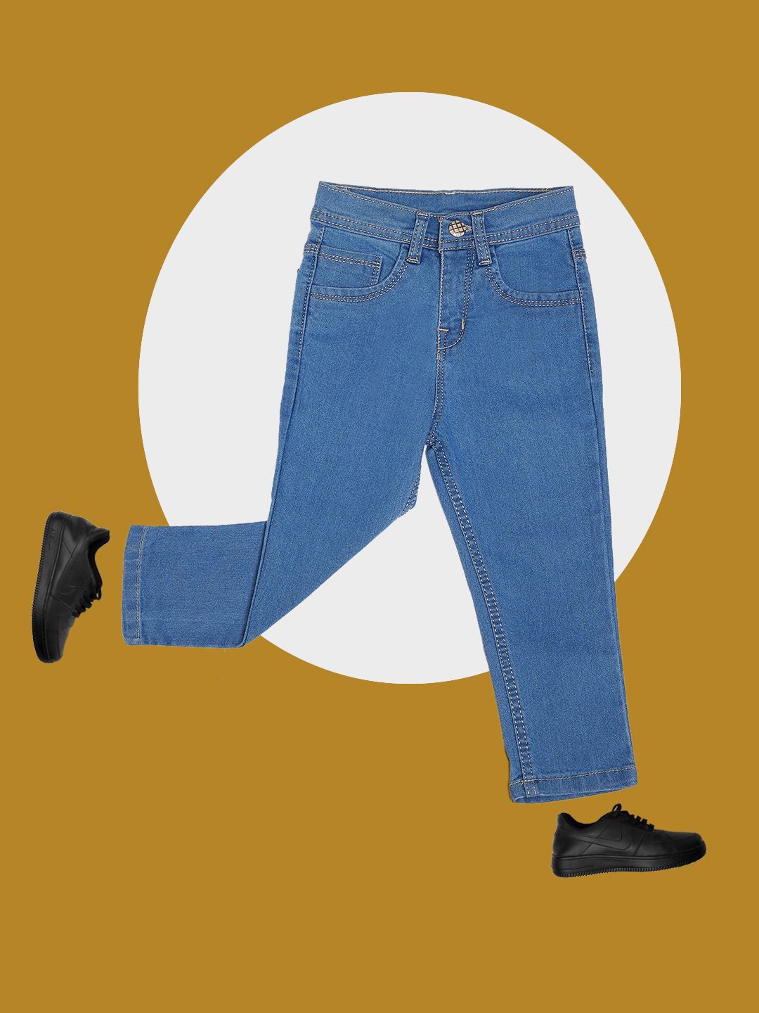 Killer Killer Girls Solid Slim Fit High-Rise Light Fade Jeans