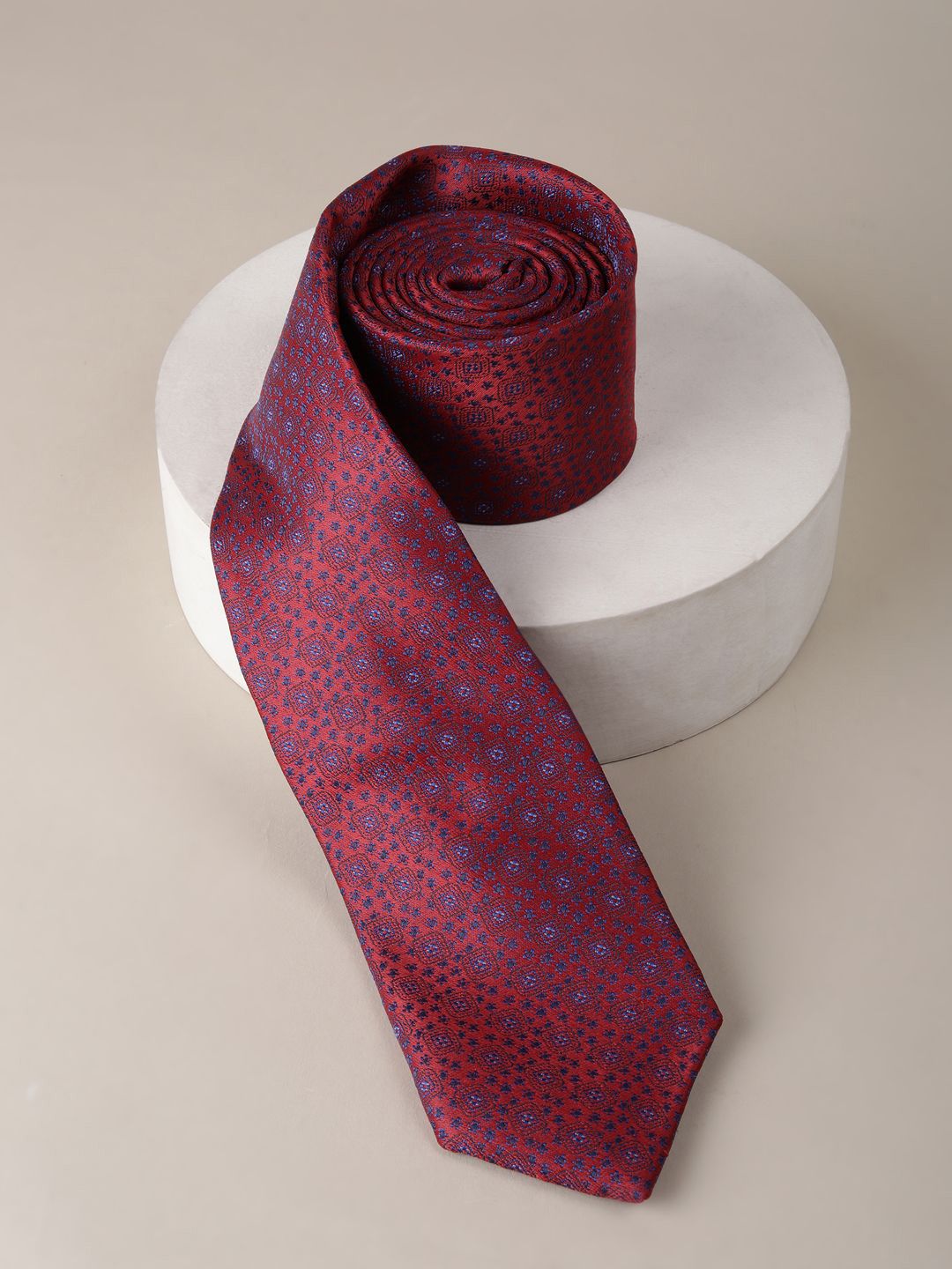 Allen Solly Men Woven Design Broad Tie